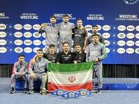 قهرمانی تاریخی کشتی آزاد امید ایران در آمریکا